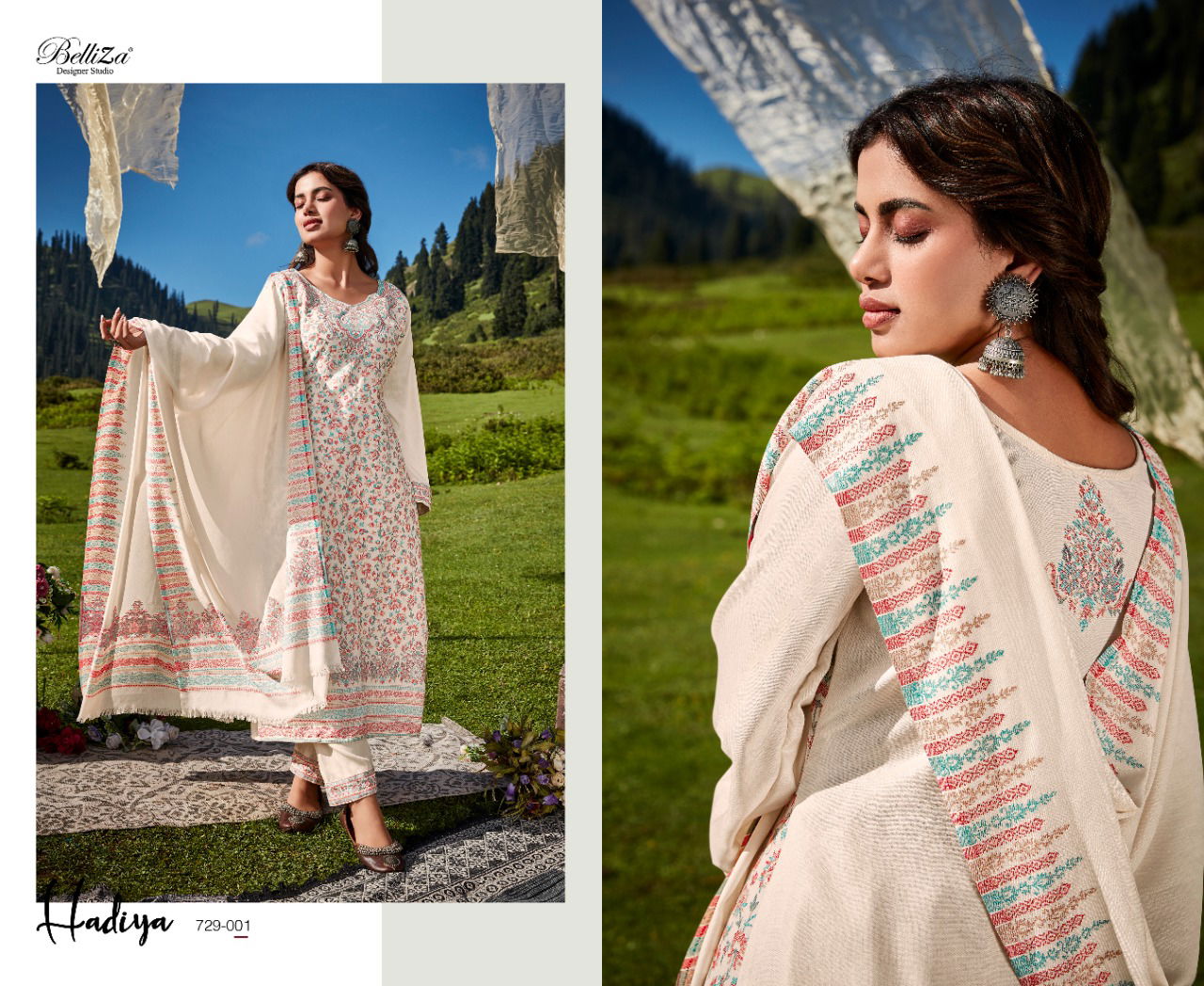 Faariah By Belliza Designer Heavy Pashmina Salwar Kameez Catalog